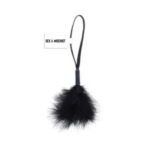 Sportsheets Peaches 'n CreaMe Wrist Feather Tickler in Black