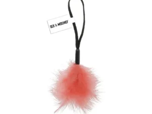 Sportsheets Peaches 'n CreaMe Wrist Feather Tickler - Peach Sensory Toy