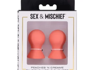 Sportsheets Sex & Mischief Peaches 'n CreaMe Silicone Nipple Suckers