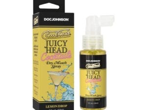Doc Johnson GoodHead Juicy Head Cocktails Lemon Drop Dry Mouth Spray - 2 oz.