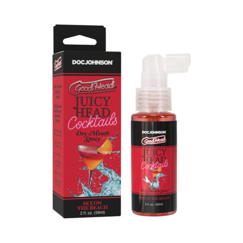 Doc Johnson GoodHead Juicy Head Cocktails Sex on the Beach Dry Mouth Spray, 2 oz.