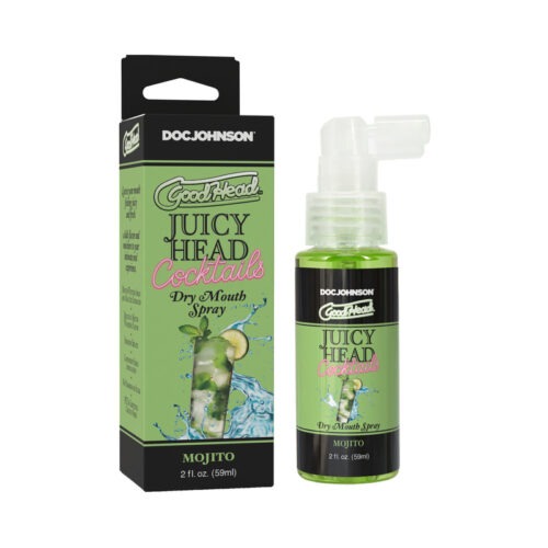 Doc Johnson GoodHead Juicy Head Cocktails Dry Mouth Spray Mojito 2 oz.