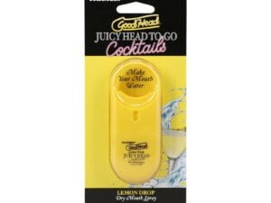 Doc Johnson GoodHead Juicy Head Cocktails Lemon Drop Dry Mouth Spray To-Go
