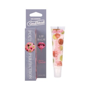 Doc Johnson GoodHead Pout Perfection Lip Balm Cherry Limeade – Ultra Moisturizing & Deliciously Flavored