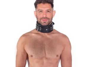Simply Pleasure Ltd Prowler Red Leather Lockable Collar Large/Extra Large