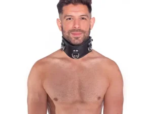 Simply Pleasure Ltd Prowler RED Leather Posture Collar S/M - Adjustable BDSM Restraint