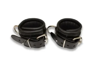 Simply Pleasure Ltd Prowler RED Leather Lockable Wrist Restraints S/M