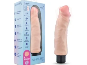 Blush Au Naturel Big Easy Beige 9-Inch Vibrating Dildo with 10 Vibration Modes