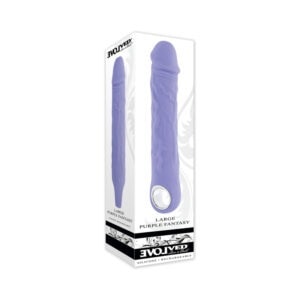 Evolved Large Purple Fantasy Vibrator with Multi-Speed Functions and Realistic Design