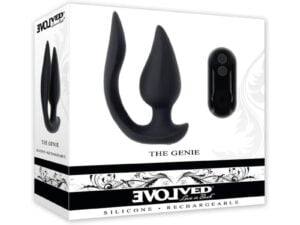 Evolved The Genie Black Multi-Play Vibrator with Remote Control