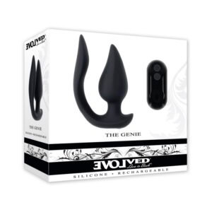 Evolved The Genie Black Multi-Play Vibrator with Remote Control