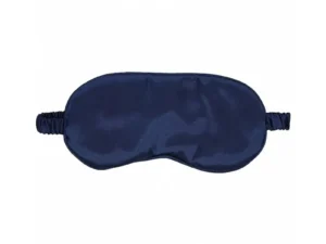 Shots America LLC Ouch! Satin Mask Navy - Comfortable Blindfold for Sensory Play