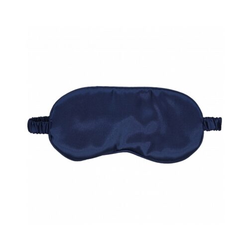 Shots America LLC Ouch! Satin Mask Navy - Comfortable Blindfold for Sensory Play