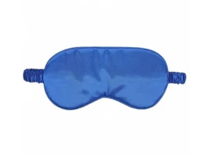 Shots America LLC Ouch! Satin Mask Royal Blue – Sensory Blocking Blindfold for Teasing and Play