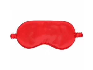 Shots America LLC Ouch! Satin Mask Red – Sensory Blindfold for Teasing and Intimate Play