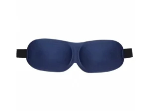 Shots America LLC Ouch! 3D Mask Navy – Sensory Play Blindfold with Contoured Eye Pockets