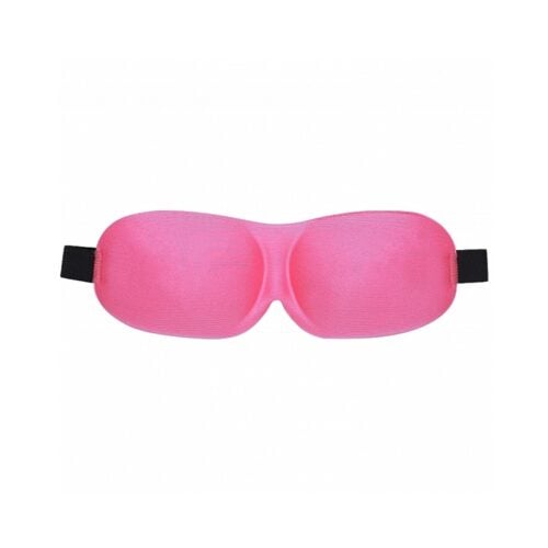 Shots America LLC Ouch! 3D Mask Pink – Sensory Blindfold for Intimate Play and Exploration