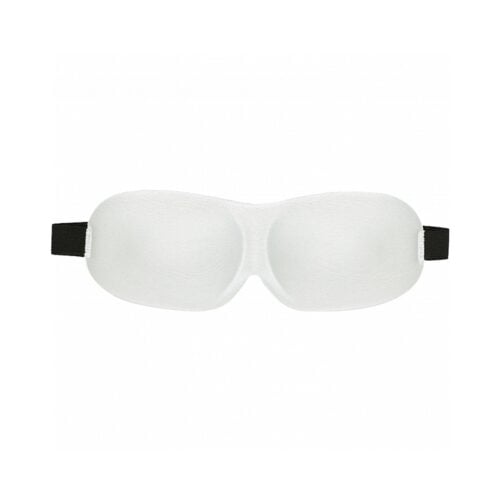 Shots America LLC Ouch! 3D Mask Silver - Luxurious Sensory Blindfold for Enhanced Play