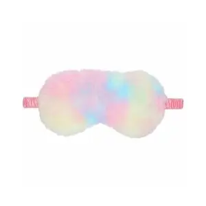 Shots America LLC Ouch! Fluffy Mask Multicolor - Soft Satin Blindfold for Sensual Play