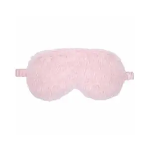 Shots America LLC Ouch! Fluffy Mask Powder Pink – Soft Satin Blindfold for Sensual Play