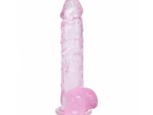 Shots America LLC RealRock Realistic 5 inch Dildo with Balls – Pink