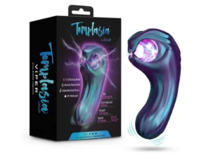 Blush Temptasia Viper Dark Millenia - Dual-Ended Pleasure Vibrator with Plasma Globe Effect