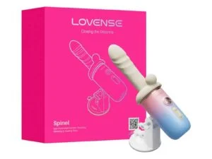 Lovense Spinel App-Controlled Portable Thrusting, Vibrating & Heating Dildo