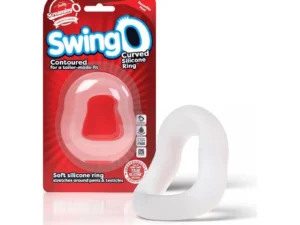 Screaming O SwingO Curve Clear Reversible Silicone Cock Ring – Unique Contour for Enhanced Pleasure