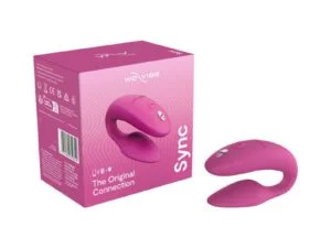 We-Vibe Sync 2 Rechargeable Couples Vibrator with Remote Control - Rose