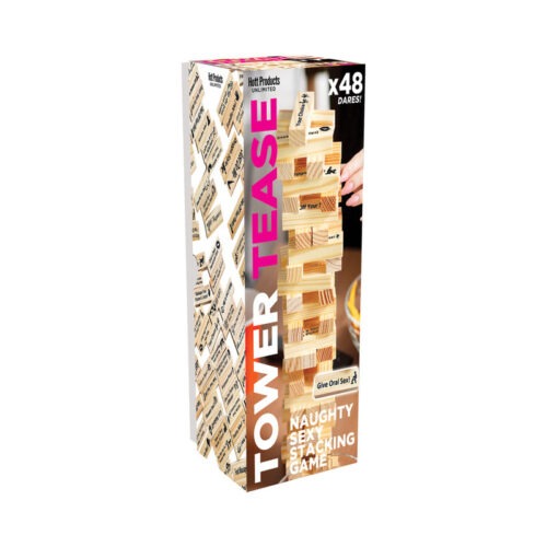 Hott Products Unlimited Tower Tease Naughty Adult Stacking Game (Part No. HP-3760)