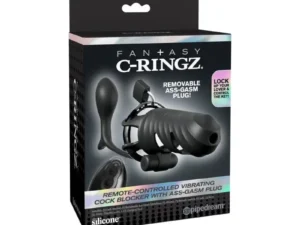 Pipedream Fantasy C-Ringz Remote-Controlled Vibrating Cock Blocker with Ass-Gasm Plug