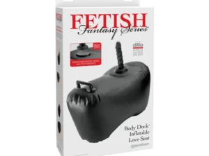 Pipedream Fetish Fantasy Series Body Dock Inflatable Love Seat - Black, Part Number PD4471-23