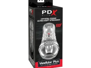 PDX Elite ViewTube See-Thru EZ-Grip Clear Stroker - PDX Brands RD557-20