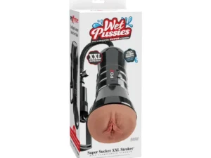 PDX Brands Extreme Wet Pussies Super Sucker XXL Stroker Brown - Deep-Liquidity, Precision Suction Control