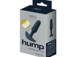 Savvy Co. VeDO Hump Silicone Anal Plug - Black (Part No. VI-A0308)