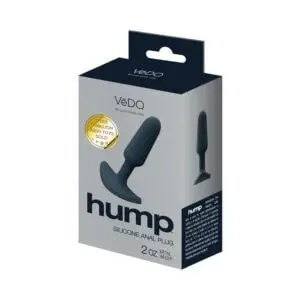 Savvy Co. VeDO Hump Silicone Anal Plug - Black (Part No. VI-A0308)