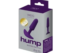 Savvy Co. VeDO Hump Silicone Anal Plug - Purple, 4.25 Inches