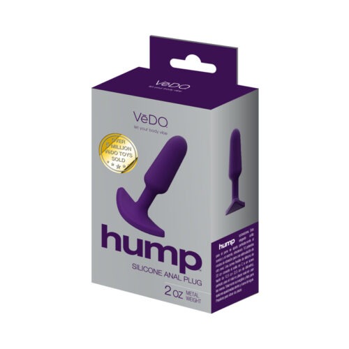 Savvy Co. VeDO Hump Silicone Anal Plug - Purple, 4.25 Inches
