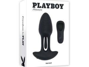 Evolved Playboy Rim Shot 2 AM Vibrating and Flicking Plug with Remote Control