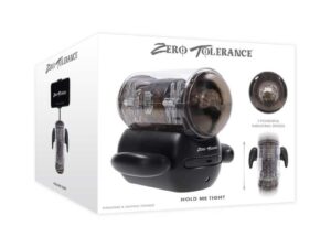 Evolved Zero Tolerance Hold Me Tight Stroker Black with Heating and Multi-Function Vibrations