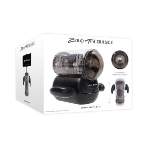 Evolved Zero Tolerance Hold Me Tight Stroker Black with Heating and Multi-Function Vibrations