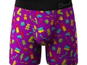 Shinesty The Naughty Bears Gummy Bear Ball Hammock Pouch Underwear with Fly – Comfortable MicroModal Blend