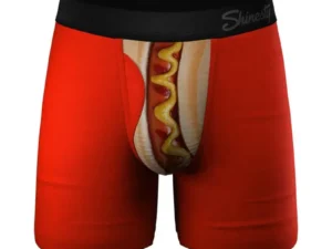 Shinesty The Coney Islands Hot Dog Ball Hammock Pouch Underwear with Fly 2XL