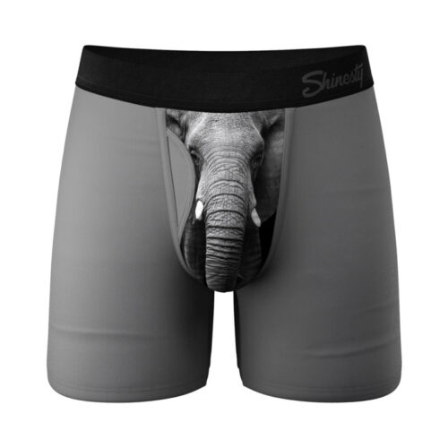 Shinesty The Junk In The Trunk Elephant Ball Hammock Pouch Underwear with Fly Medium