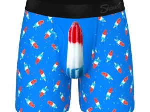 Shinesty The Popsicle Stick Apex USA Ball Hammock Pouch Underwear with Fly XL