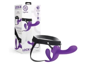 Electric EEL Inc. Together Lock-In Dual-Ended Vibrating Strap-On & Harness Set