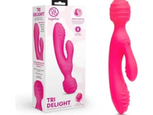 Electric EEL Inc. Together Tri Delight Dual-Ended Vibrator with Wand and Rabbit Stimulators