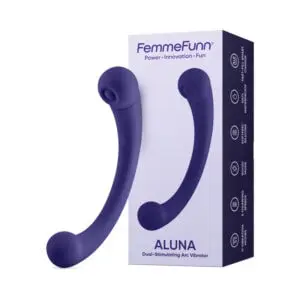 Vvole FemmeFunn Aluna Dark Purple Dual-Function Exploration Device