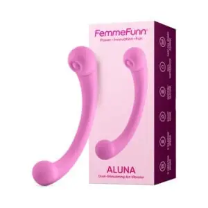 Vvole FemmeFunn Aluna Pink Dual-Action Personal Massager with 5 Thumping Speeds and Vibrations