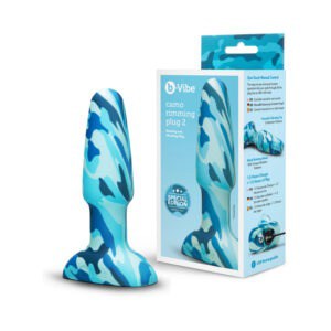b-Vibe Rimming 2 Camo by COTR Inc. - Advanced Vibrating Anal Plug with Rotating Beads and Remote Control